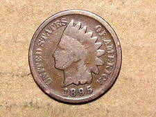 1895      Indian Head Cent     ACTUAL  COIN                          90923208-06 picture