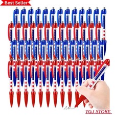 100 Pcs Veterans Day Pens American Flag Themed Gifts Independence Day Gift USA picture