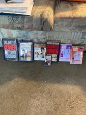 vintage Anthony Robbins cassette tapes vhs tape, hardback and softcover books picture