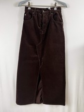 FRAME The Corduroy Midaxi Skirt – Espresso picture