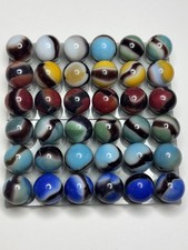 36 Vitro Blackies Vintage Marbles picture