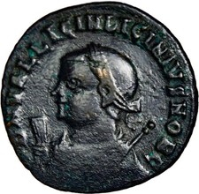 Certified Roman Coin Licinius II as caesar Antiochia, 317-320 AD. AE follis picture
