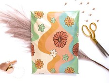 Boho Print Poly Mailers Plastic Envelopes Shipping Bags Custom #SmileMail® picture