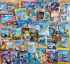 100 NEW SEALED LEGO RANDOM POLYBAG + FOIL BAG + BLISTER PACK LOT minifigure picture
