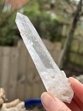 Record Keeper Clear Quartz Point Rough Minas Gerais Brazil Self Healed 68g 6 picture