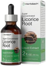 Licorice Root Liquid Extract | 2 fl oz | Alcohol Free | Vegetarian | by Horbaach picture