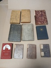 10 Vintage German Books Badenia Wien Augsburg 1839 1844 1814  Lot Illustrations picture