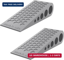Door Stoppers for Bottom of Door Premium Floor Rubber Door Stop Wedge Made in US picture