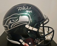 Rashid Shaheed Seahawks Full Size Authentic  Helmet Chrome Rivalry Design  picture