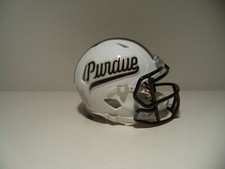 CUSTOM  2024 PURDUE BOILERMAKERS WHITE MATTE SCRIPT ALT  SPEED MINI HELMET picture