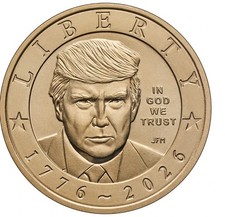 2026 Philadelphia Donald J. Trump Dollar Roll Uncirculated picture