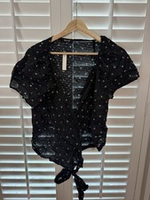 Madewell Women’s Blouse Black Size Medium picture