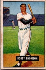 1951 Bowman - Bobby Thomson #126 - New York Giants - Shot Heard Round the World picture