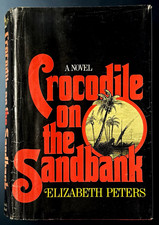 Crocodile On The Sandbank Elizabeth Peters 1975 1st Edition 1st Print Amelia DJ picture