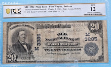 1902 PCGS 12 $20 National Currency - Fr#650 - Fort Wayne 3285 IN - Lyons/Roberts picture