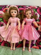 Revlon, Two Pretty Sister Dolls In Pink, Vintage, Refreshed By Artist picture