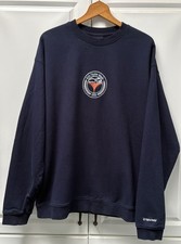 Kith Taylormade Crest Long Sleeve Navy Pullover Sweatshirt Men’s XL Navy EUC picture