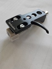 Genuine AT3600L Cartridge White Diamond Needle +Black Technics Style HEADSHELL picture
