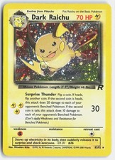 Dark Raichu Unlimited Holofoil 83/82 Team Rocket Secret Rare picture