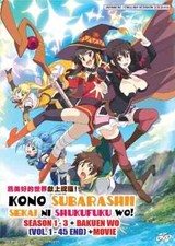 KonoSuba: God's Blessing/Kono Subarashii Sekai Ni Shuku.. (Season 1-3+Bakuen Wo) picture