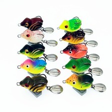 5/10pcs Simulation hollow frog soft bait fishing artificial bait fishing gear picture