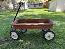 1962 Radio Flyer ASTRONAUT Red Wagon. All original. Good condition. Very rare picture