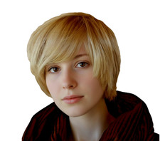 TLC Wig Pixie Blond Short Hair Wig Bob Lob Choppy New $169 Fairycore Cottagecore picture