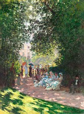The Parc Monceau by Claude Monet Art Print picture