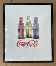 Andy Warhol Painting , COKE bottles Painting - Pop  Art picture