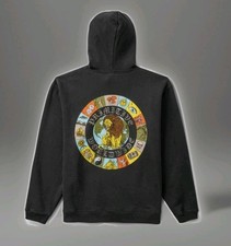Primitive Skatewear SIGNS BOXY Hoodie Black Men's Size XL Heavyweight NWOT  picture