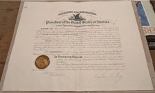 President Calvin Coolidge SIGNED 1924 Coast Guard Commission w/ Photo & Research picture
