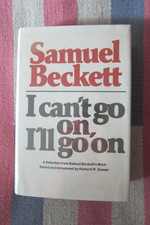 Vintage First Printing 1976 Samuel Beckett I Can't Go On, I'll Go On HC/DJ Grove picture