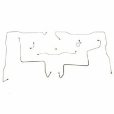 1971-72 Chevrolet K10 Front Brake Line Kit 4WD Power Brakes-TKT7105SS picture