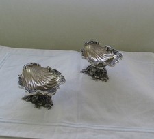 Silver Open Shell on Foot, after Lamerie Shell, suitable for Wedding-Christening picture