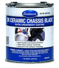 Eastwood 2K Ceramic Chassis Black Satin Quart Chip UV Chemical Resistant Dries picture