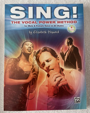 Sing: The Vocal Power Method Book w/4 CD’s Elisabeth Howard Vintage Collectible picture