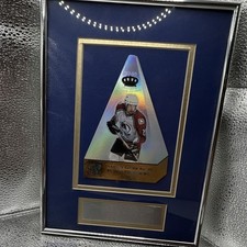 1997-98 Pacific Cramer's Choice Jumbo Peter Forsberg Framed Plaque Display HOF picture