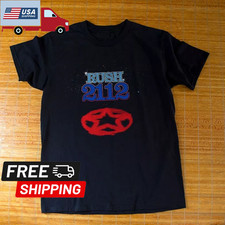 Rush 2112 1976 Vintage Progressive Rock Album Cover Band Graphic T-Shirt picture