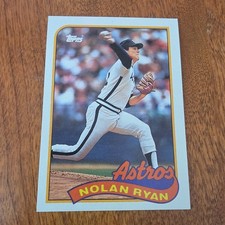 Topps Nolan Ryan Houston Astros #530 1989 Topps Baseball Card centered perfect  picture