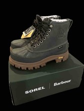 SOREL x Barbour Daystorm Horizon GTX Boots Alpine Tundra Green picture