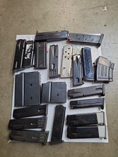 LOT OF MIXED UNKNOWN HANDGUN & RIFLE MAGAZINES  BERETTA 1911 CZ ALL 10-ROUNDS picture
