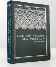 Antique French 1912 Bobbin Lace Making, 55 Patterns Complete & Unused, Illustrat picture