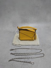 LOEWE Puzzle Bag Nano yellow 2WAY bag AUTHENTIC picture