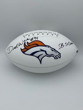 DeMarcus Ware Signed Denver Broncos White Panel Football COA Holo SB 50 Champion picture