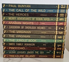 Vintage Educator Classic Library Volumes 1-12 Childrens Literature Book Set 1968 picture