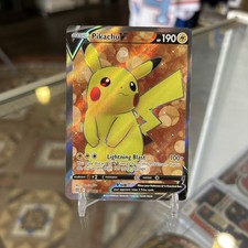 Pikachu V (Full Art) 157/172 Swsh09: Brilliant Stars Holo LP picture