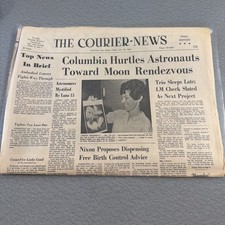 Vintage July 18, 1969 The Courier-News “Moon Rendezvous” Final Edition picture