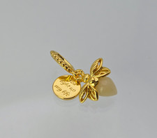 Authentic Pandora Shine gold  Glow-in-the-Dark Firefly dangle fly glow dan Charm picture