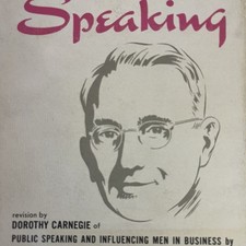 Vintage Effective Speaking Book Hardcover Dale Carnegie 1962 picture