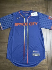 NEW Mens Small MLB Genuine Nike Space City Houston Astros City Connect Jersey picture